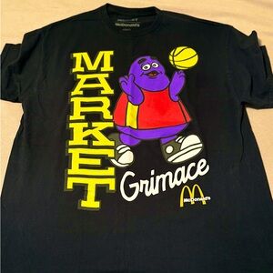 MARKET X McDonald’s Grimace Black Limited Edition Tee